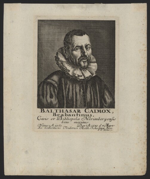 Johann Christoph Dehne - Balthasar Caimox - Kupferstich - um 1742
