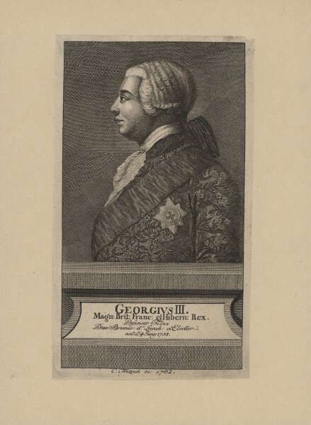 Christian Fritzsch - Georg III. (Vereinigtes Königreich) - Kupferstich - 1762