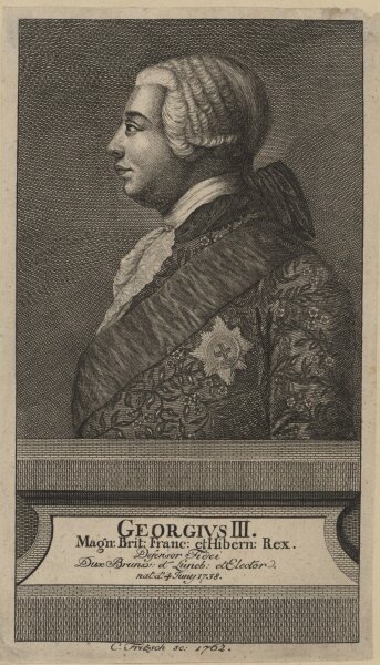 Christian Fritzsch - Georg III. (Vereinigtes Königreich) - Kupferstich - 1762