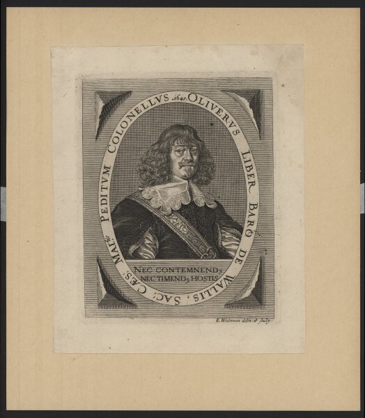 Elias Wideman - Georg Olivier Graf von Wallis - Kupferstich - 1646