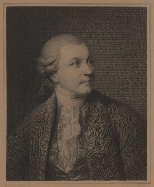 F. Sichling - Friedrich Gottlieb Klopstock - Stahlstich - um 1850