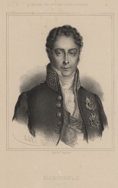 P. Dagobert - Jean-Baptiste Gay, vicomte de Martignac - Lithographie - um 1850