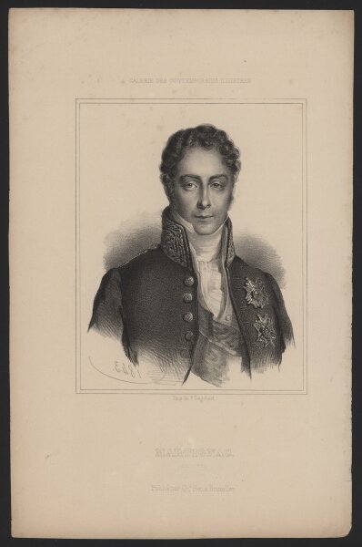 P. Dagobert - Jean-Baptiste Gay, vicomte de Martignac - Lithographie - um 1850
