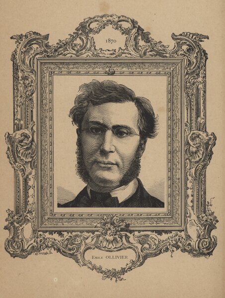 Unbekannter Künstler - Émile Ollivier - Holzstich - 1870