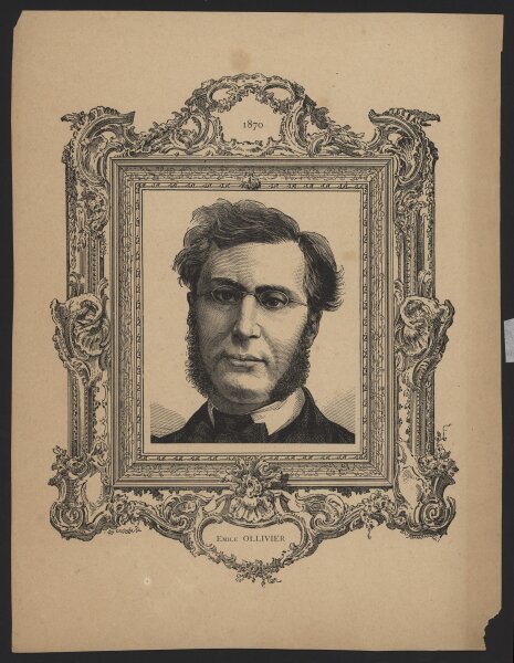 Unbekannter Künstler - Émile Ollivier - Holzstich - 1870