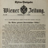 Karl I. von Österreich-Ungarn - Extra-Ausgabe Wiener...