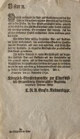 Carl Rudolph August von Kielmannsegge - Erlass illegaler...