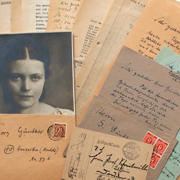 August Schreitmüller - Konvolut Schriftverkehr Bildhauer August Schreitmüller - Handschrift, Druck - 1915-1946