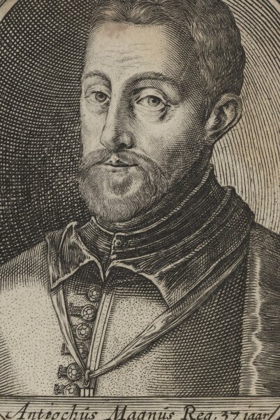 Unbekannter Künstler - Antiochos III. „der Große“ - Kupferstich - 17. Jh.