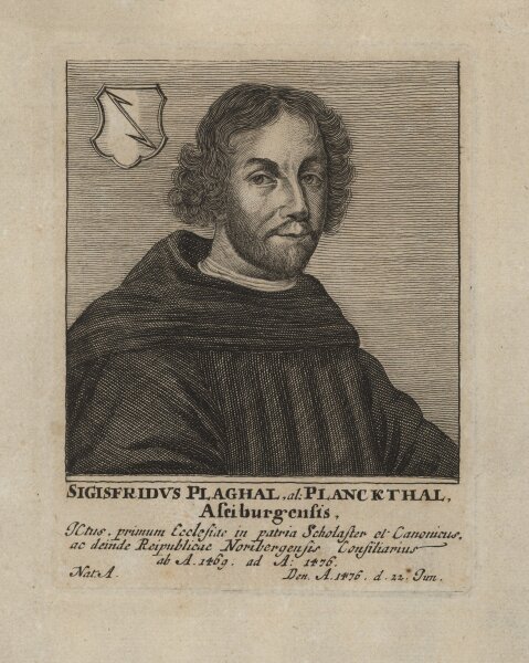 Unbekannter Künstler - Sigisfridus Planckthal - Kupferstich - 17. Jh.