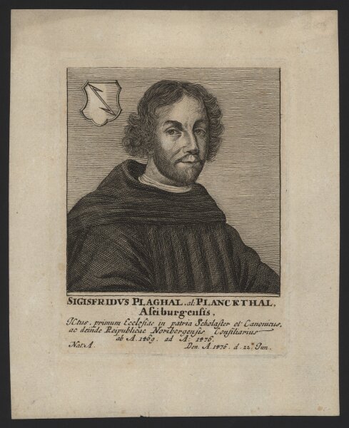 Unbekannter Künstler - Sigisfridus Planckthal - Kupferstich - 17. Jh.