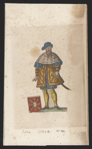 Unbekannter Künstler - Graf von Kleve - Kupferstich - 17. Jh.