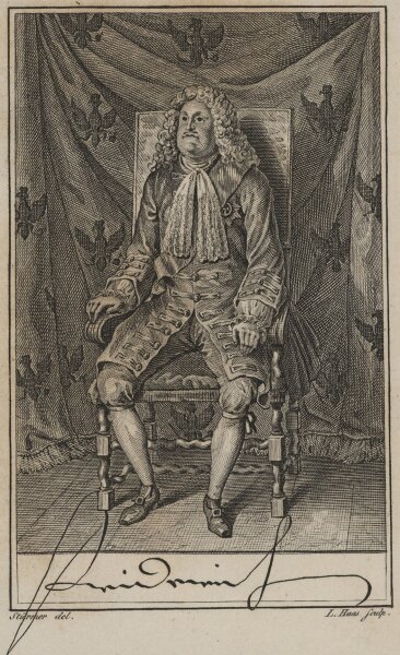 Johann Meno Haas - Friedrich der Große - Kupferstich - 18. Jh.