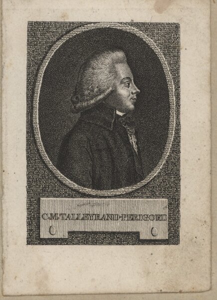 Andreas Stöttrup - Charles-Maurice de Talleyrand-Périgord - Kupferstich - 18. Jh.