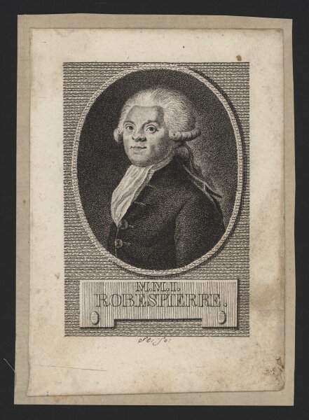 Andreas Stöttrup - Maximilien de Robespierre - Kupferstich - 18. Jh.