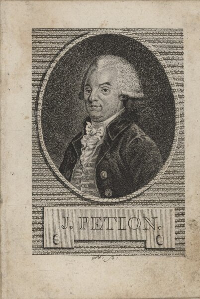 Andreas Stöttrup - Jérôme Pétion de Villeneuve - Kupferstich - 18. Jh.