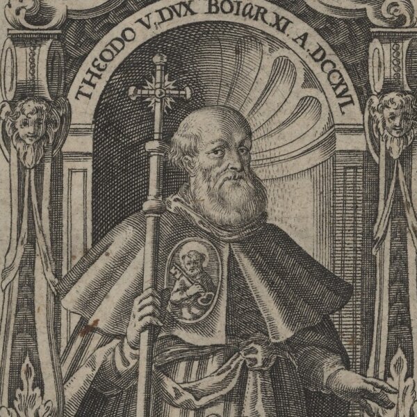 Philipp Kilian - Theodo II. Herzog der Bajuwaren - Kupferstich - 17. Jh.