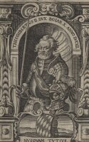 Philipp Kilian - Theudebert II. - Kupferstich - 17. Jh.