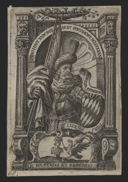Philipp Kilian - Otto I. Fürst von Bayern - Kupferstich - 17. Jh.