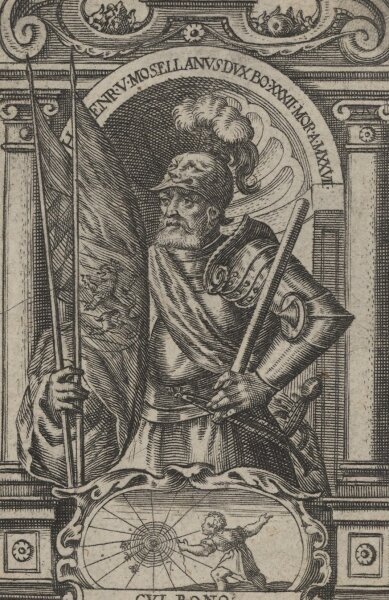 Philipp Kilian - Heinrich V. (Bayern) - Kupferstich - 17. Jh.