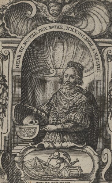 Philipp Kilian - Heinrich VII. (Bayern) - Kupferstich - 17. Jh.