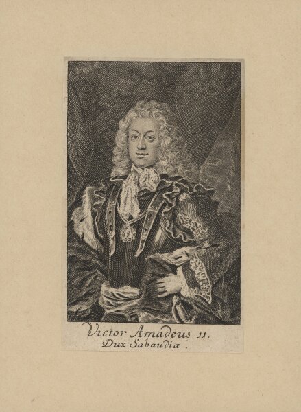 Unbekannter Künstler - Viktor Amadeus II. - Kupferstich - 18. Jh.