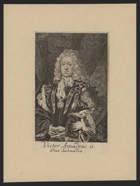 Unbekannter Künstler - Viktor Amadeus II. - Kupferstich - 18. Jh.