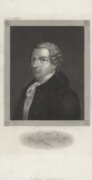 Unbekannter Künstler - Joseph Haydn - Stahlstich - 19. Jh.