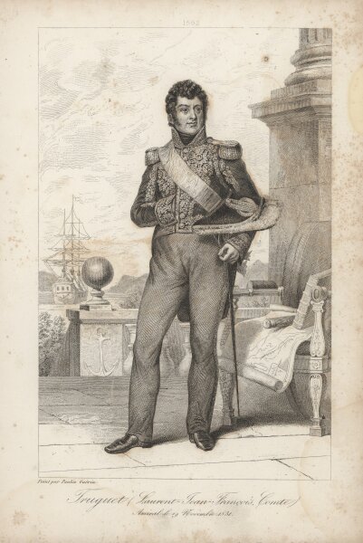Unbekannter Künstler - Laurent Truguet - Stahlstich - 19. Jh.