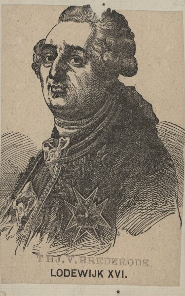 Unbekannter Künstler - Ludwig XVI - Holzstich - 20. Jh.