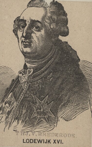 Unbekannter Künstler - Ludwig XVI - Holzstich - 20. Jh.