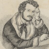 Carl Wilhelm Medau - Ludwig von Schwanthaler - Holzstich...
