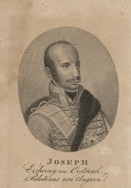 Unbekannter Künstler - Joseph von Österreich - Punktierstich - um 1820