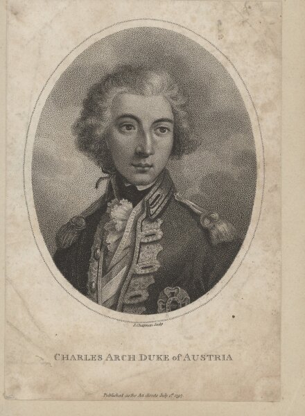 John Chapman - Karl von Österreich-Teschen - Punktierstich - 1797