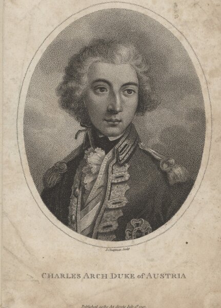 John Chapman - Karl von Österreich-Teschen - Punktierstich - 1797