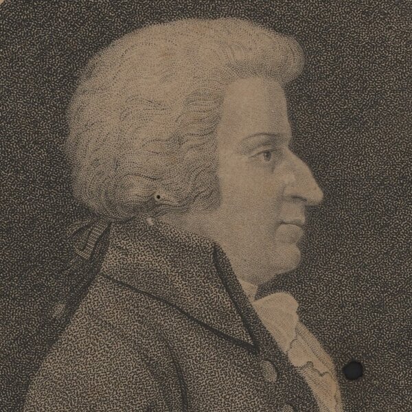 Friedrich Wilhelm Bollinger - Wolfgang Amadeus Mozart - Punktierstich - 1832