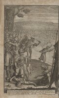 J. Luyken - Die Schlacht bei Philippi - Kupferstich - 18....